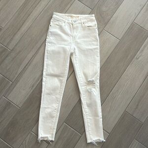 Levis high rise skinny jeans size 25 worn once